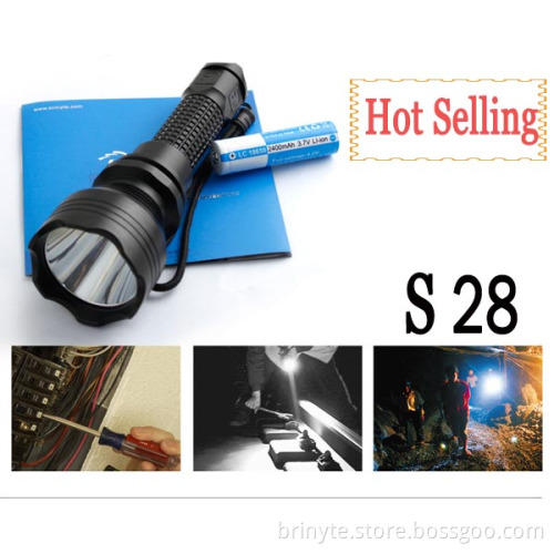 High Lumen Tactical Military LED Hunting Torch
